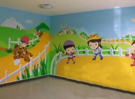 安宁幼儿园墙体彩绘制作流程及注意事项