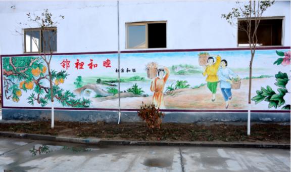 安宁乡镇文化墙 乡风文明焕发新活力