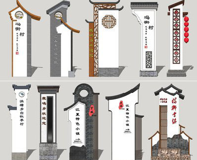 安宁美丽乡村标识标牌有哪些分类？